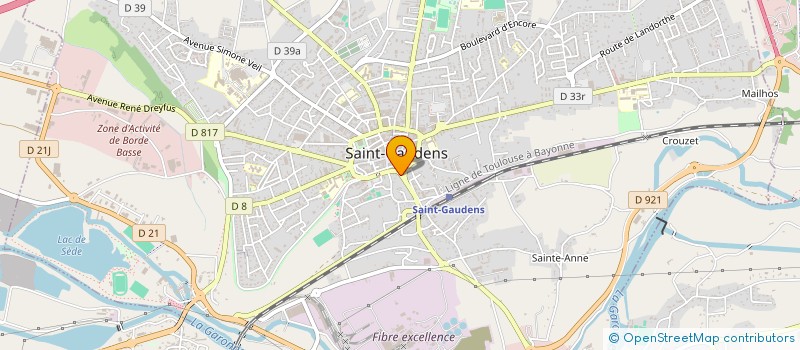 localisation de l'entreprise SIMBA  SAINT-GAUDENS