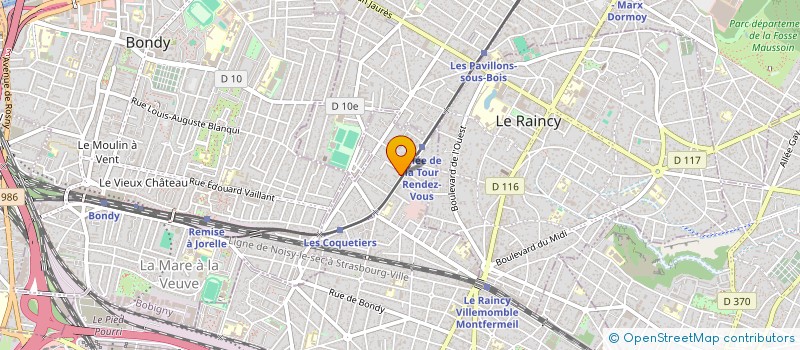 localisation de l'entreprise SIMBA APPART'HORIZON à VILLEMOMBLE