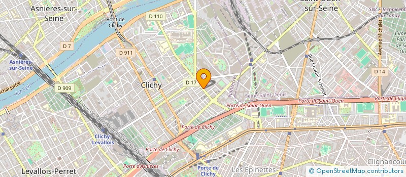localisation de l'entreprise SIMBA LOCA à CLICHY