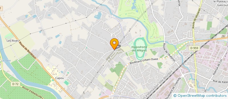 localisation de l'entreprise SIMBA (SERVICES-INSTALLATIONS-MAITRISE-BATIMENTS-AGENCEMENTS)  LACOURT-SAINT-PIERRE