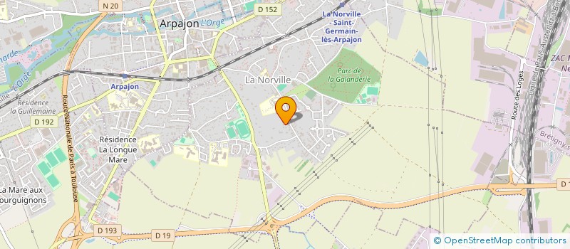 localisation de l'entreprise SIMBAA à ARPAJON