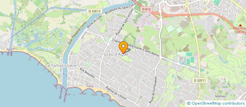 localisation de l'entreprise SIMBAD à AGDE