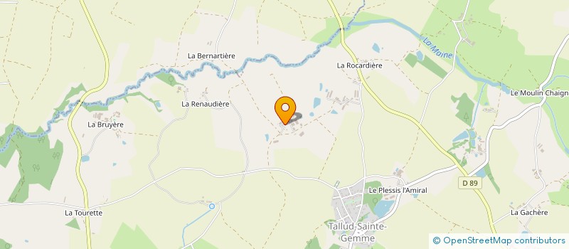 localisation de l'entreprise SIMBAMESAROBE  TALLUD-SAINTE-GEMME