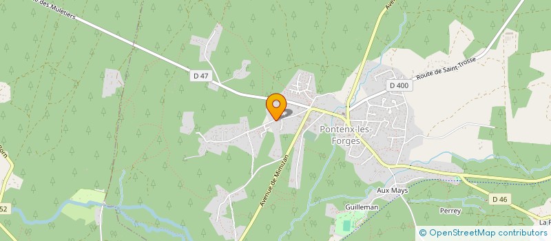 localisation de l'entreprise SIMBAQUETTE  PONTENX-LES-FORGES