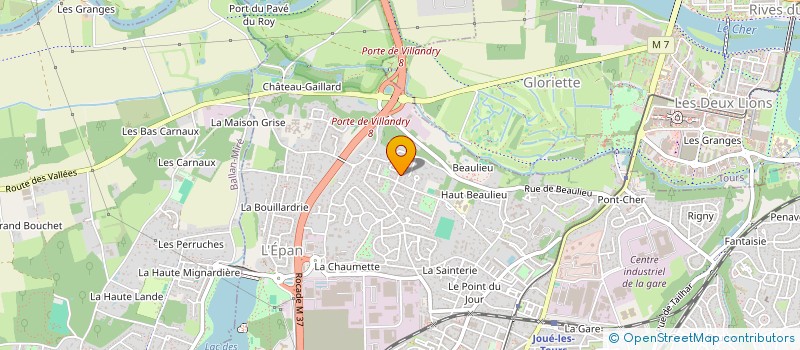 localisation de l'entreprise SIMBARIO  JOUE-LES-TOURS