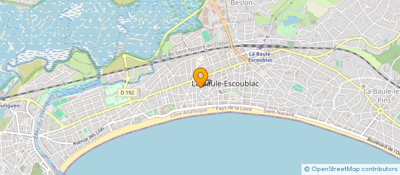 localisation de l'entreprise SIMBAT à LA BAULE-ESCOUBLAC