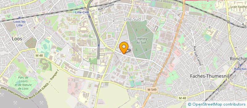 localisation de l'entreprise SIMBAT à LILLE