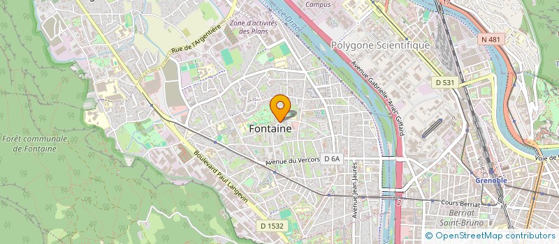 localisation de l'entreprise SIMBAT  FONTAINE