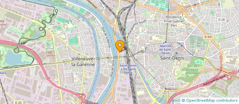 localisation de l'entreprise SIMBO à SAINT-DENIS