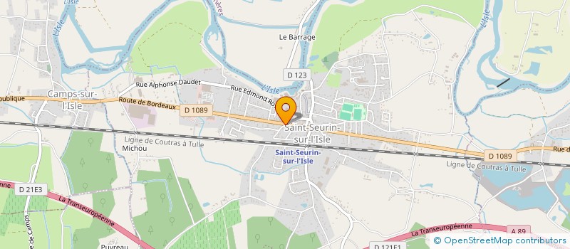 localisation de l'entreprise SIMBRA  SAINT-SEURIN-SUR-L'ISLE