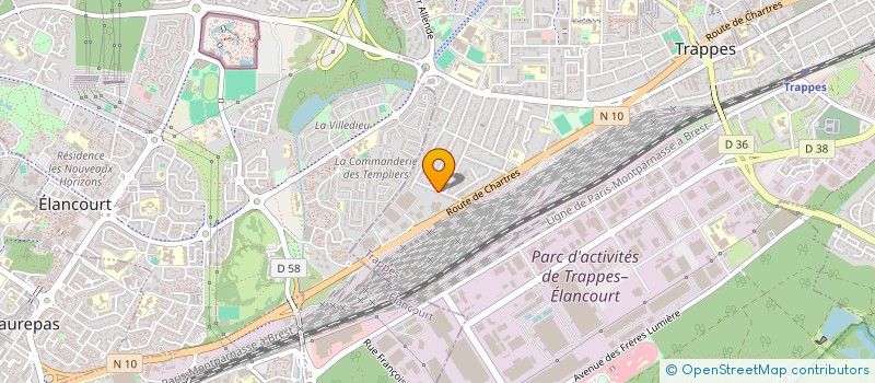 localisation de l'entreprise SIMC  TRAPPES