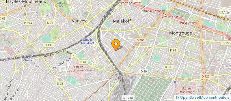 localisation de l'entreprise SIMCHOC à MALAKOFF