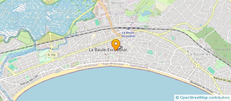 localisation de l'entreprise SIMCO  LA BAULE-ESCOUBLAC