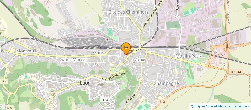 localisation de l'entreprise SIMCOL à LAON