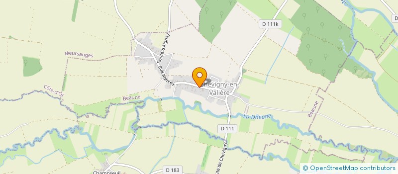 localisation de l'entreprise SIMCOL  CHEVIGNY-EN-VALIERE