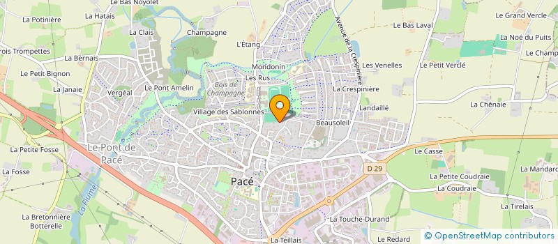 localisation de l'entreprise SIMCOM  PACE