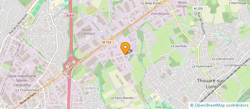 localisation de l'entreprise SIME FRANCE à SAINTE-LUCE-SUR-LOIRE