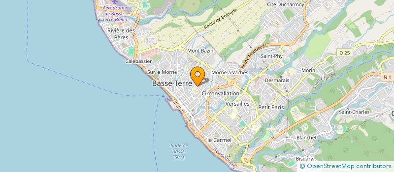 localisation de l'entreprise SIME LANMOU à BASSE-TERRE