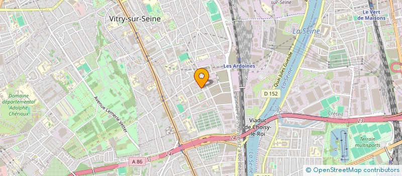 localisation de l'entreprise SIMEC GROUP  VITRY-SUR-SEINE