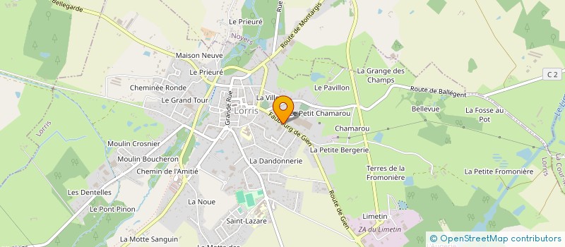 localisation de l'entreprise SIMEC JOBET à LORRIS