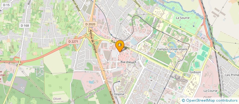 localisation de l'entreprise SIMEC SAS à OLIVET