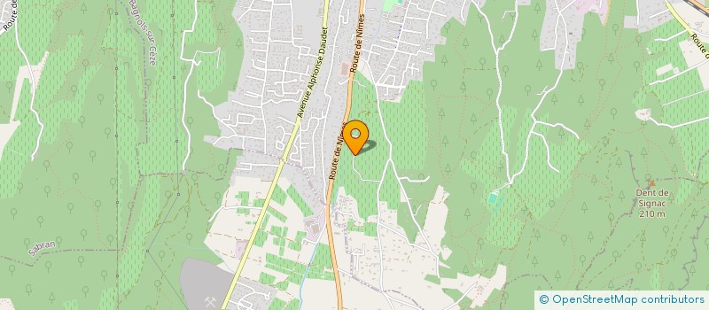 localisation de l'entreprise SIMECTO  BAGNOLS-SUR-CEZE