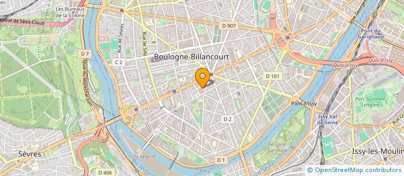 localisation de l'entreprise SIMED à BOULOGNE-BILLANCOURT