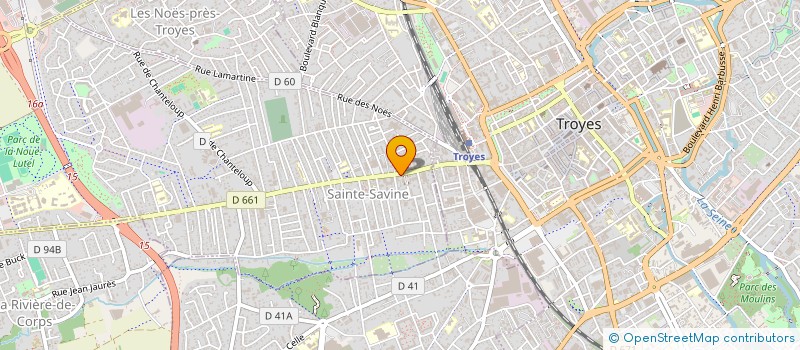 localisation de l'entreprise SIMEKA CHARMILLE  SAINTE SAVINE