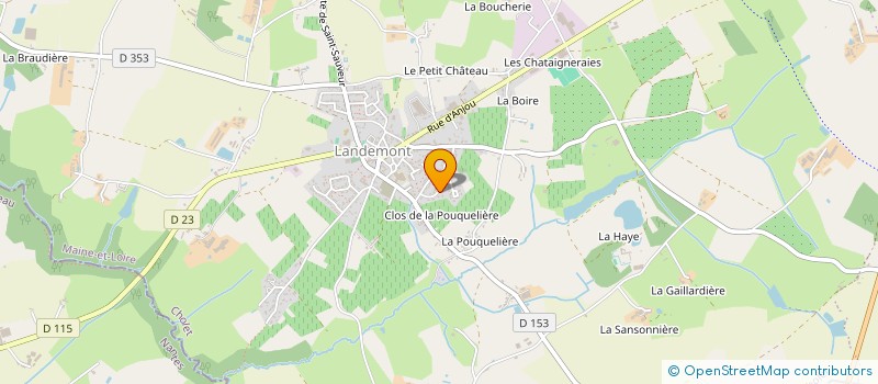 localisation de l'entreprise SIMELA  OREE-D'ANJOU