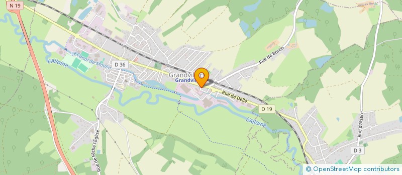 localisation de l'entreprise SIMELEST SARL à GRANDVILLARS