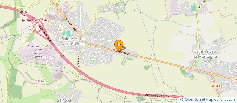 localisation de l'entreprise SIMELI  SAINTE-MARIE-AUX-CHENES