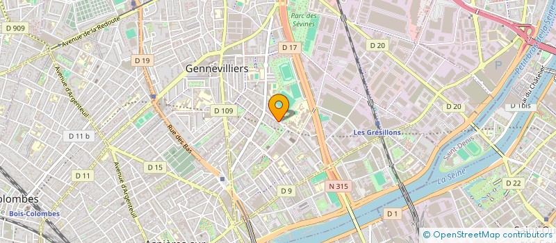 localisation de l'entreprise SIMEO à GENNEVILLIERS