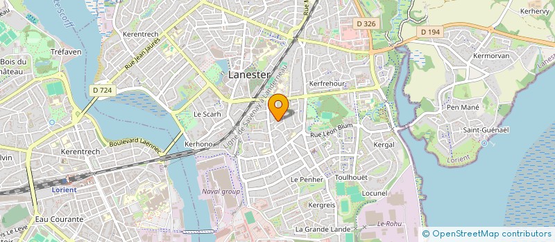 localisation de l'entreprise SIMEOL  LANESTER