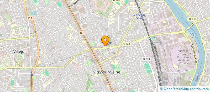 localisation de l'entreprise SIMEON P à VITRY-SUR-SEINE