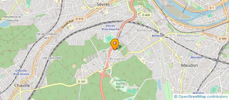 localisation de l'entreprise SIMEP à SEVRES