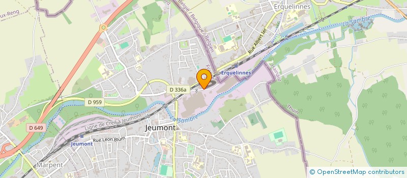 localisation de l'entreprise SIMEP à JEUMONT