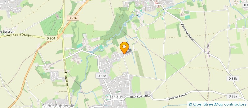 localisation de l'entreprise SIMERIS  MISERIEUX