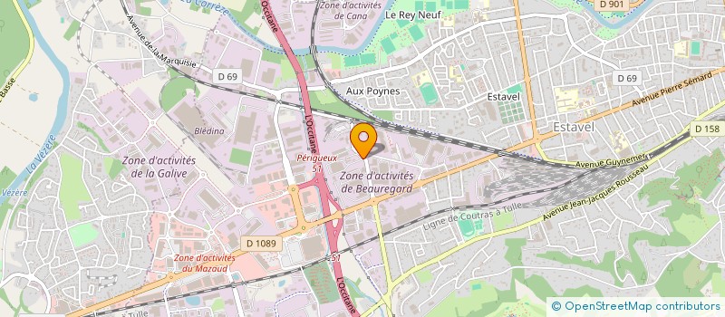 localisation de l'entreprise SIMEST-VENDEE  BRIVE-LA-GAILLARDE