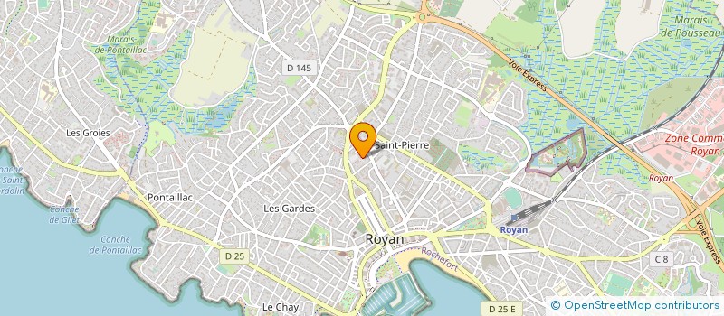 localisation de l'entreprise SIMETRIC à ROYAN