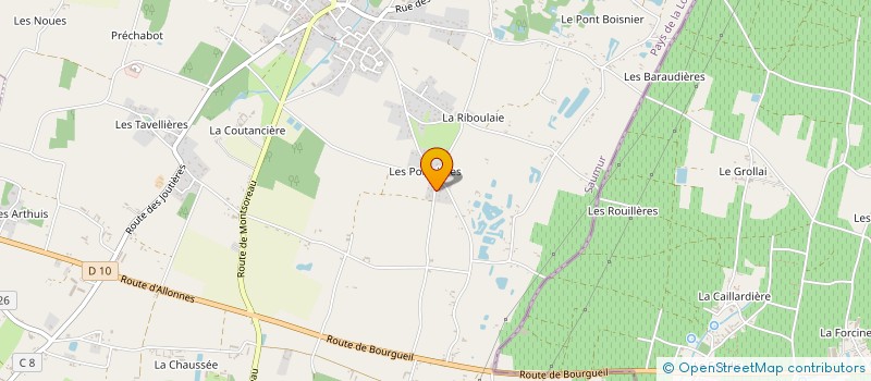 localisation de l'entreprise SIMEX à BRAIN-SUR-ALLONNES