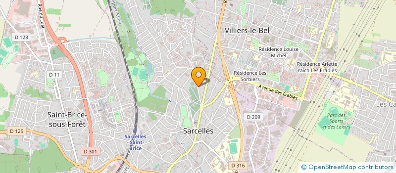 localisation de l'entreprise SIMEX à SARCELLES
