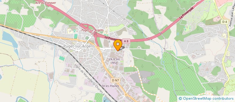 localisation de l'entreprise SIMEX MEDITERRANEE  PUGET-SUR-ARGENS