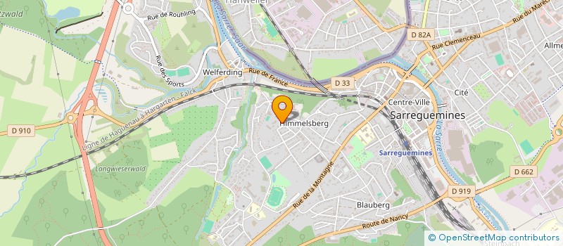 localisation de l'entreprise SIMFLO  REMELFING