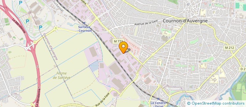 localisation de l'entreprise SIMG  COURNON-D'AUVERGNE