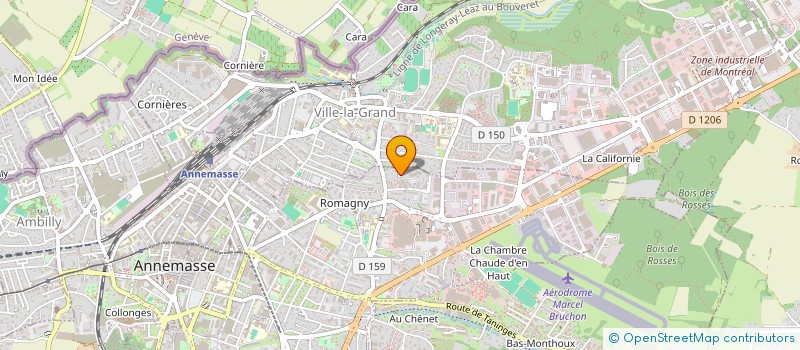 localisation de l'entreprise SIMGA INVEST à ANNEMASSE