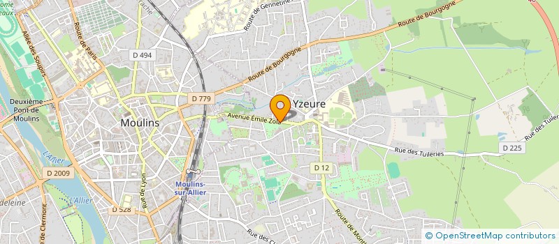 localisation de l'entreprise SIMGERE  YZEURE