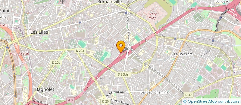 localisation de l'entreprise SIMHA  ROMAINVILLE