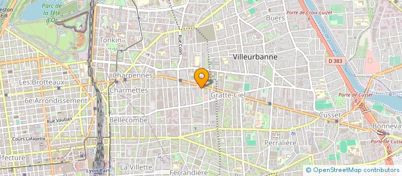 localisation de l'entreprise SIMI à VILLEURBANNE