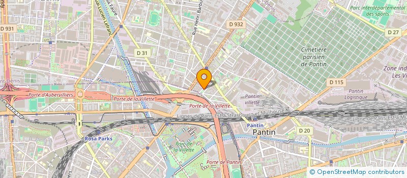 localisation de l'entreprise SIMIC à PANTIN