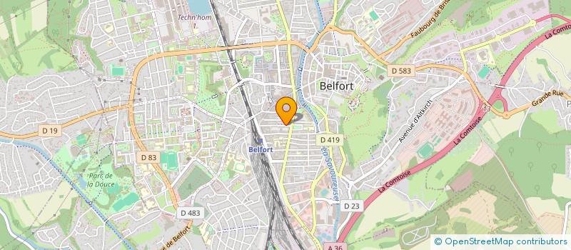 localisation de l'entreprise SIMIFA à BELFORT